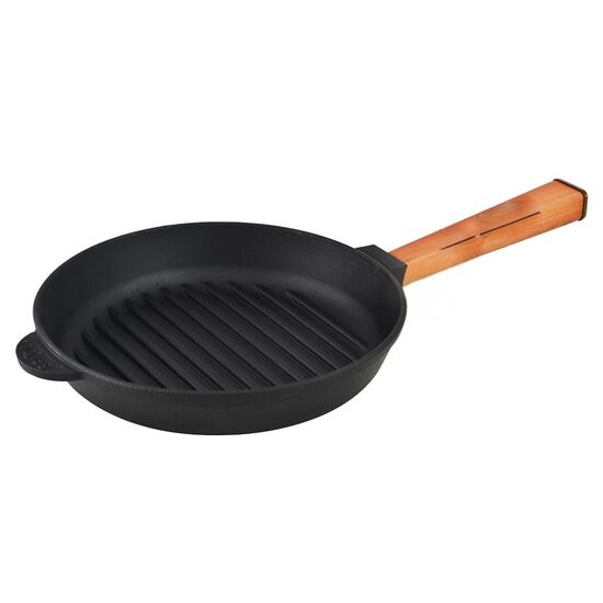 Grilpanna čuguna ar noņemamu rokturi 280x58.5 mm